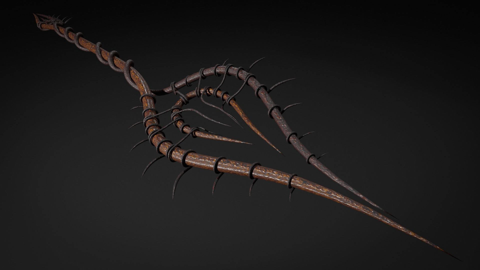 Witch staff 3D model_9