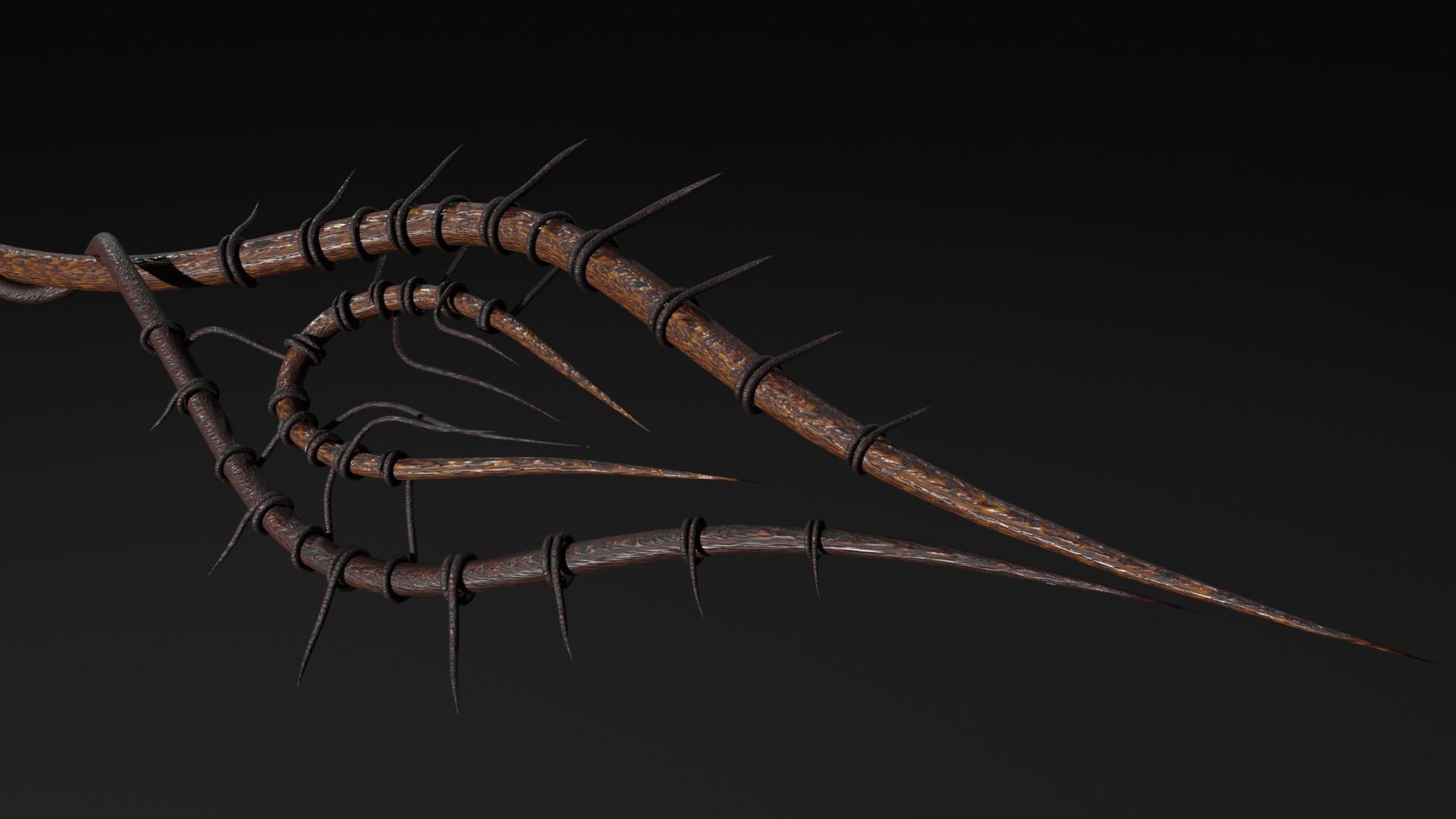 Witch staff 3D model_8