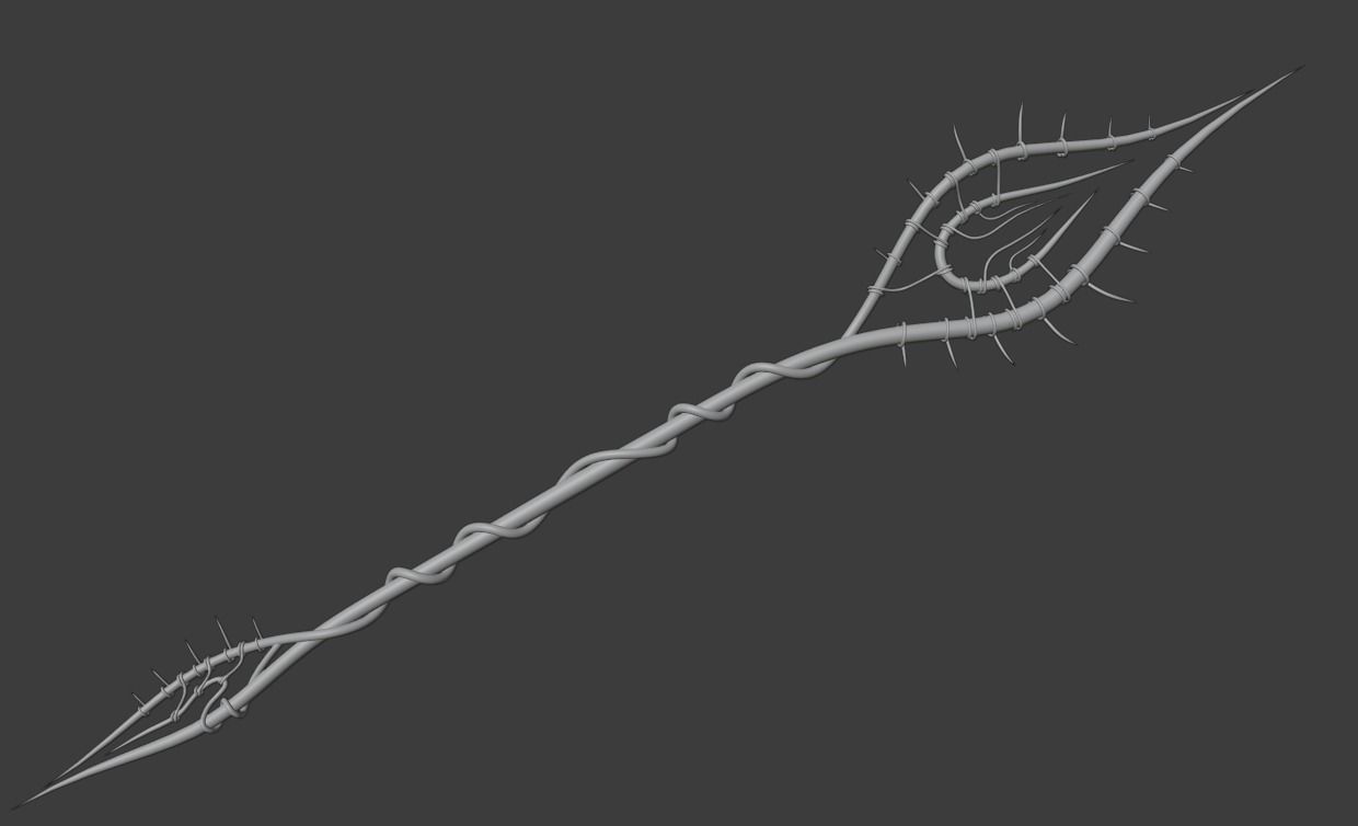 Witch staff 3D model_11