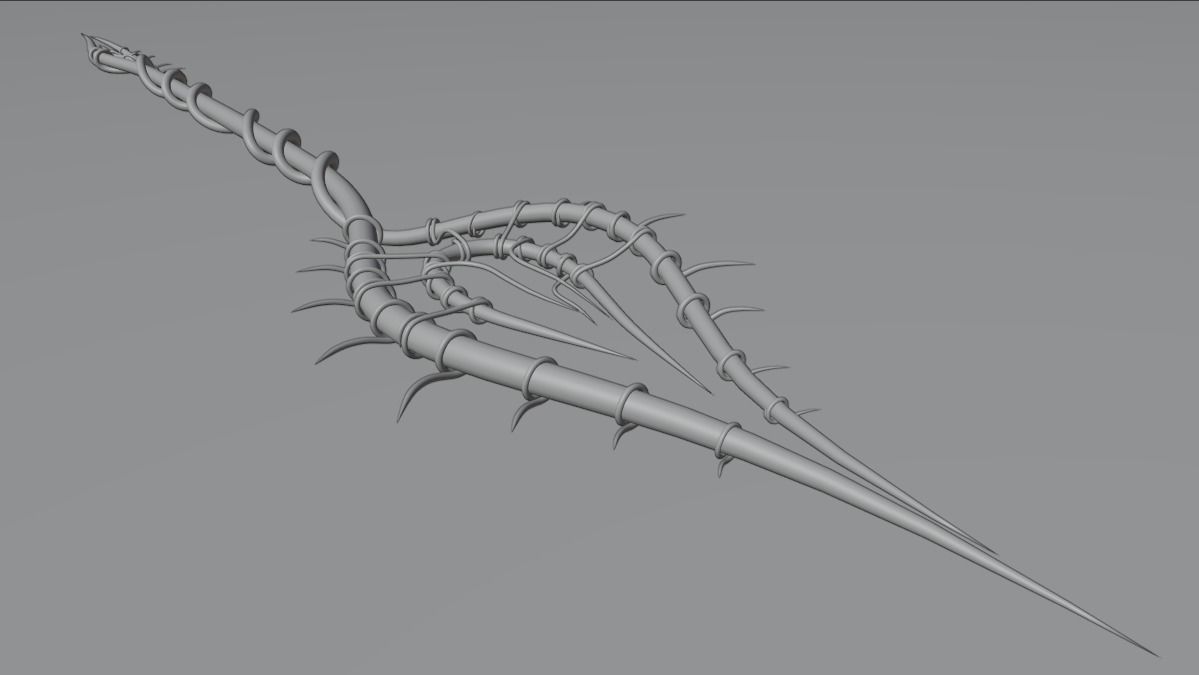 Witch staff 3D model_16