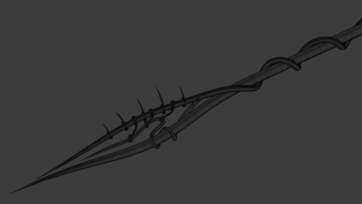 Witch staff 3D model_14