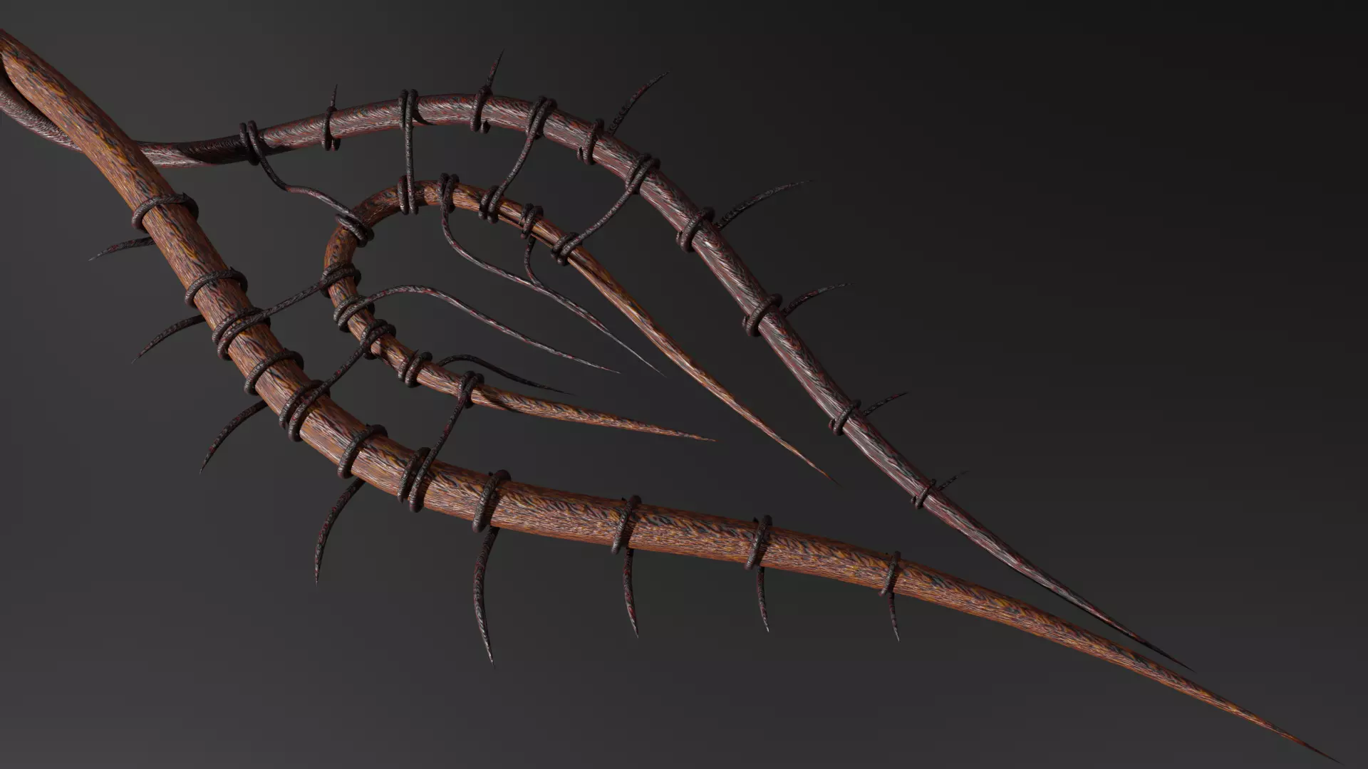 Witch staff 3D model_0