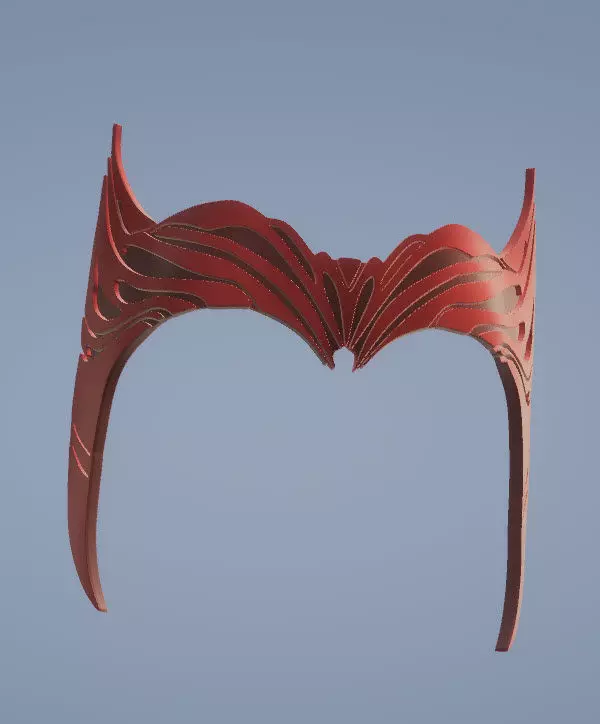 Scarlet Witch Crown STL downloadable file wandavision - STL File 3D print model_0