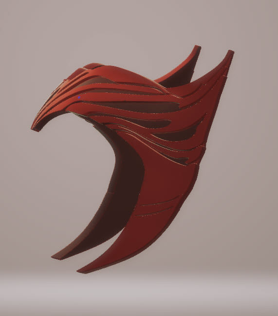 Scarlet Witch Crown STL downloadable file wandavision - STL File 3D print model_7