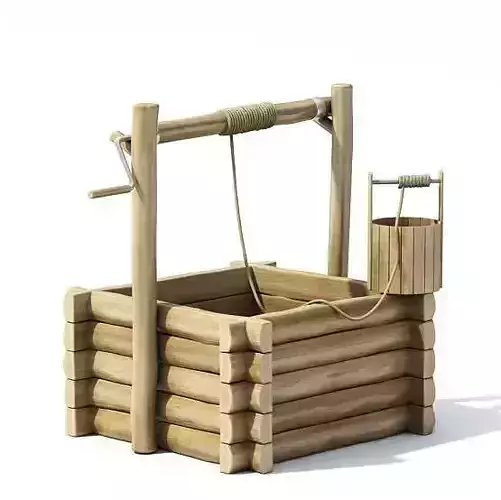 Wooden Water Well