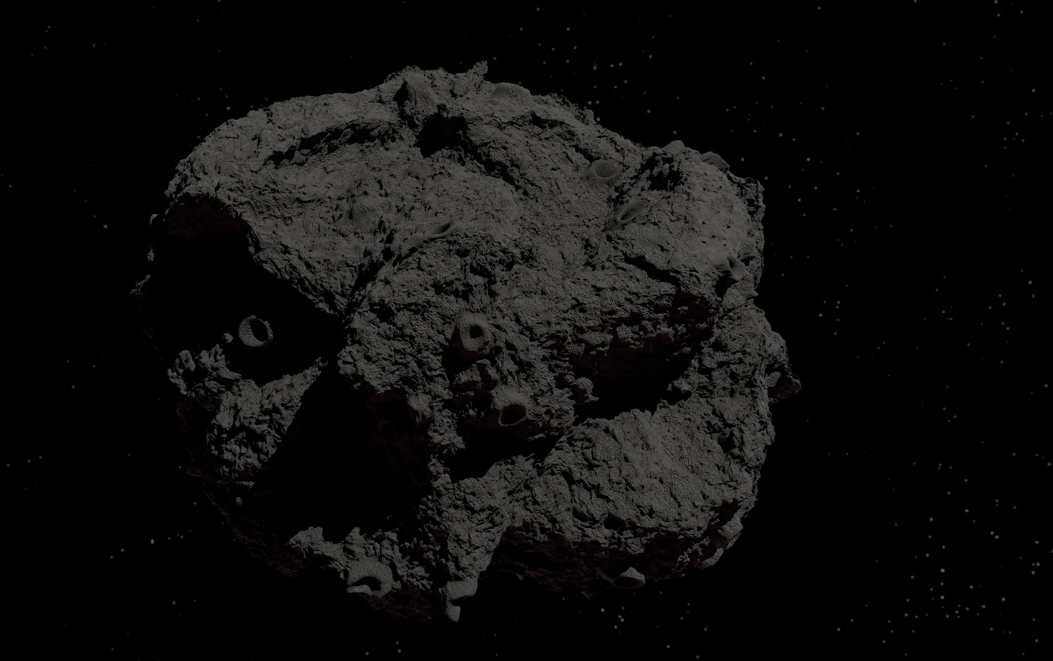 asteroid version 3 high detail 3D model_9