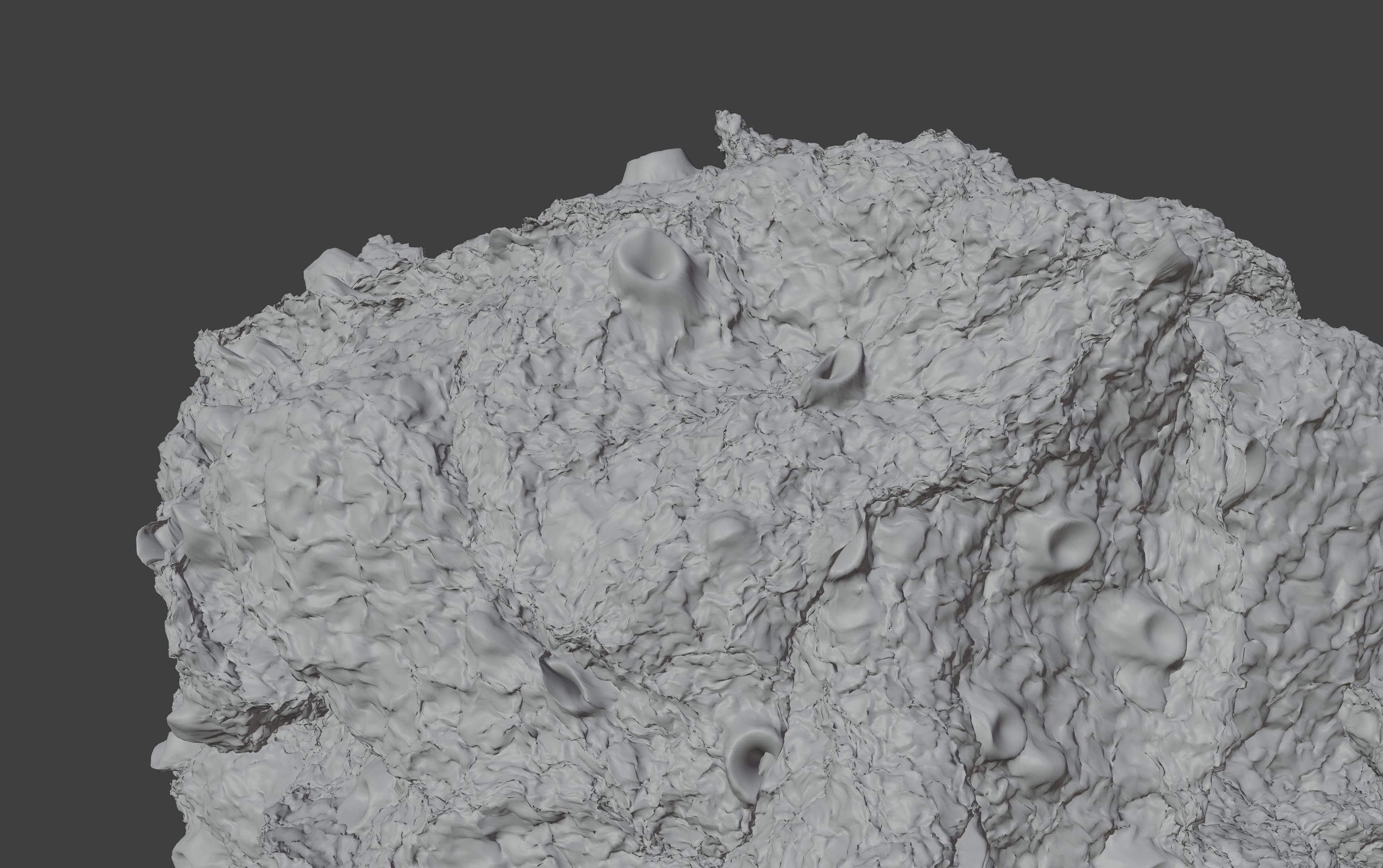 asteroid version 3 high detail 3D model_7