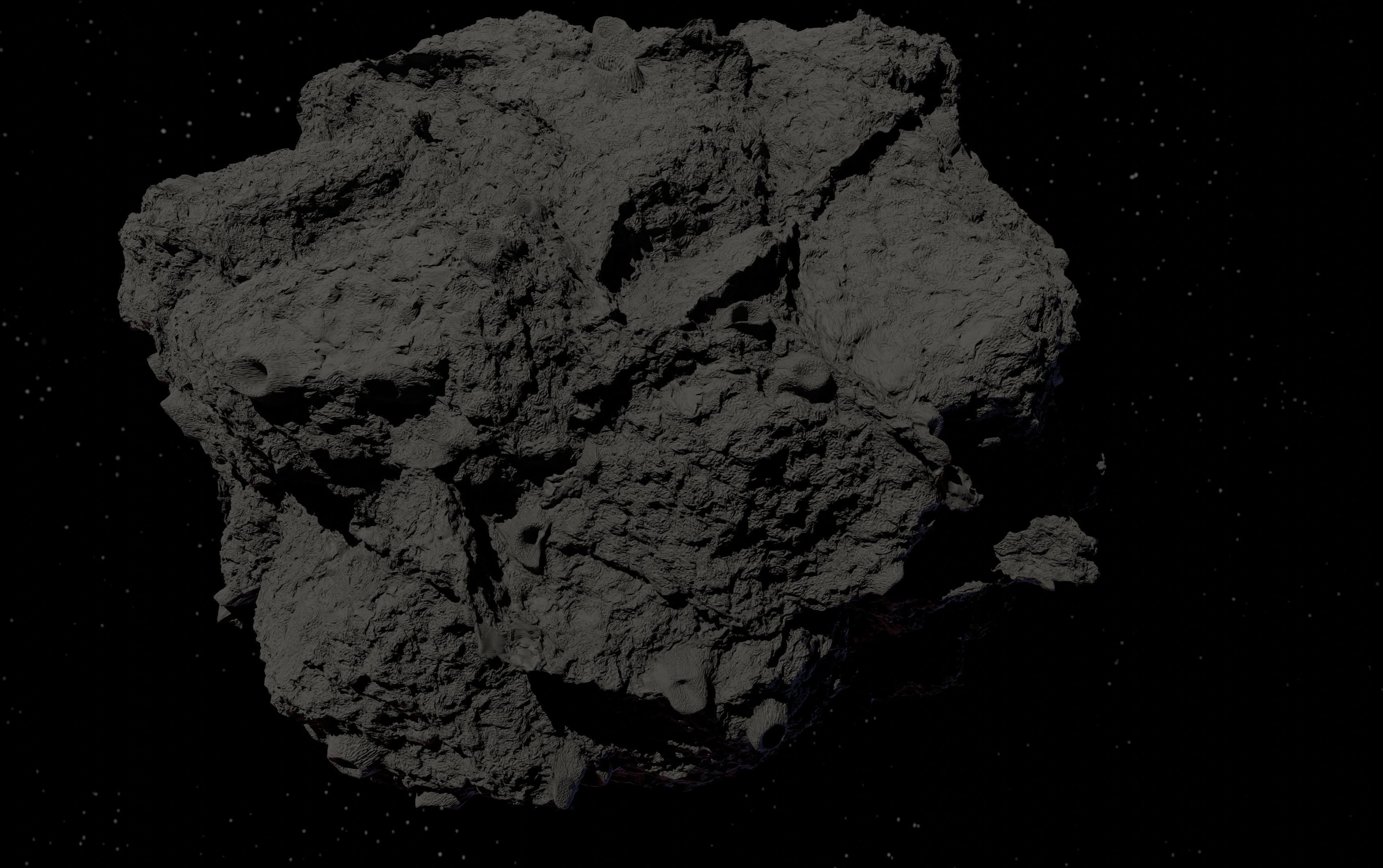 asteroid version 3 high detail 3D model_23