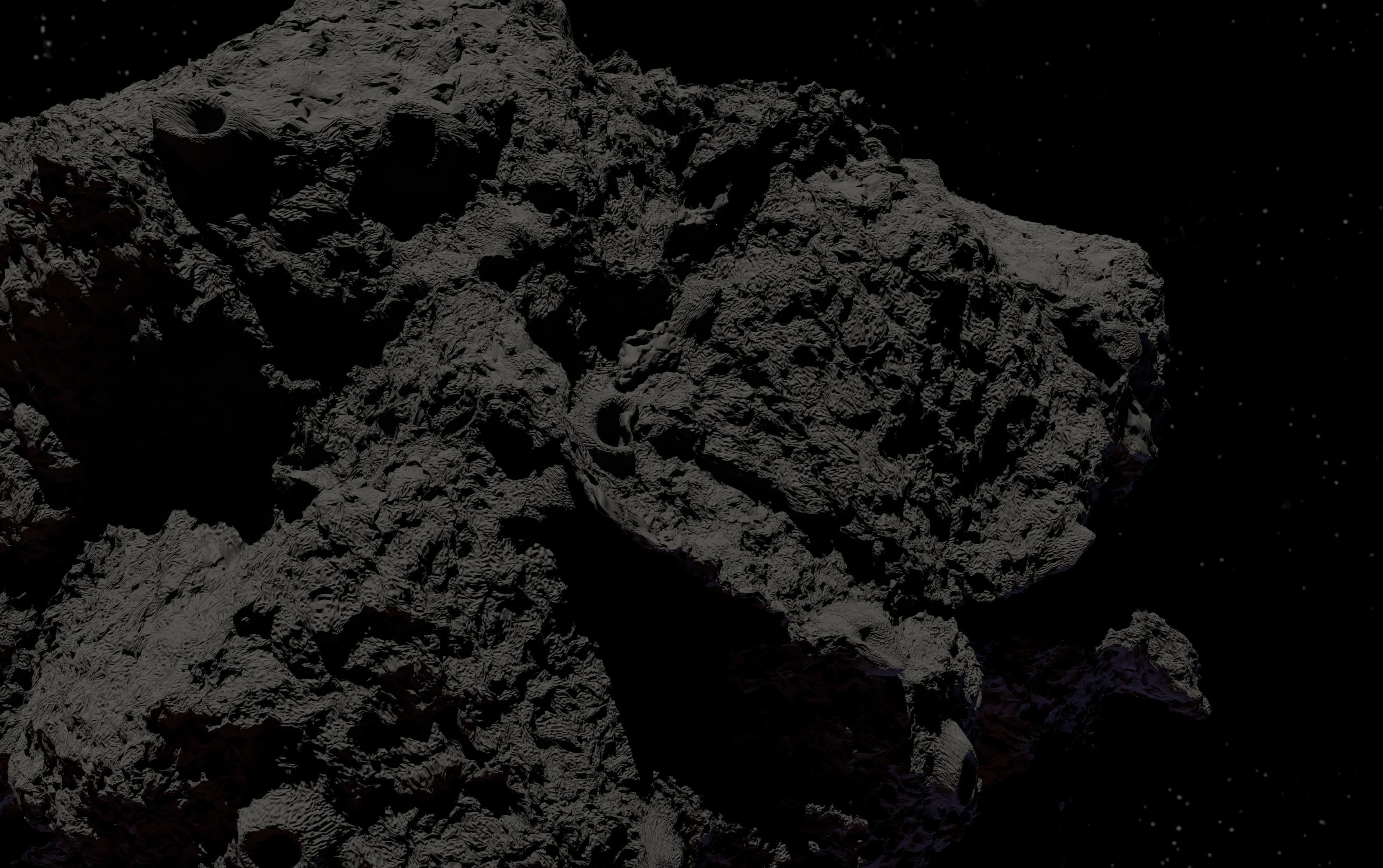 asteroid version 3 high detail 3D model_22