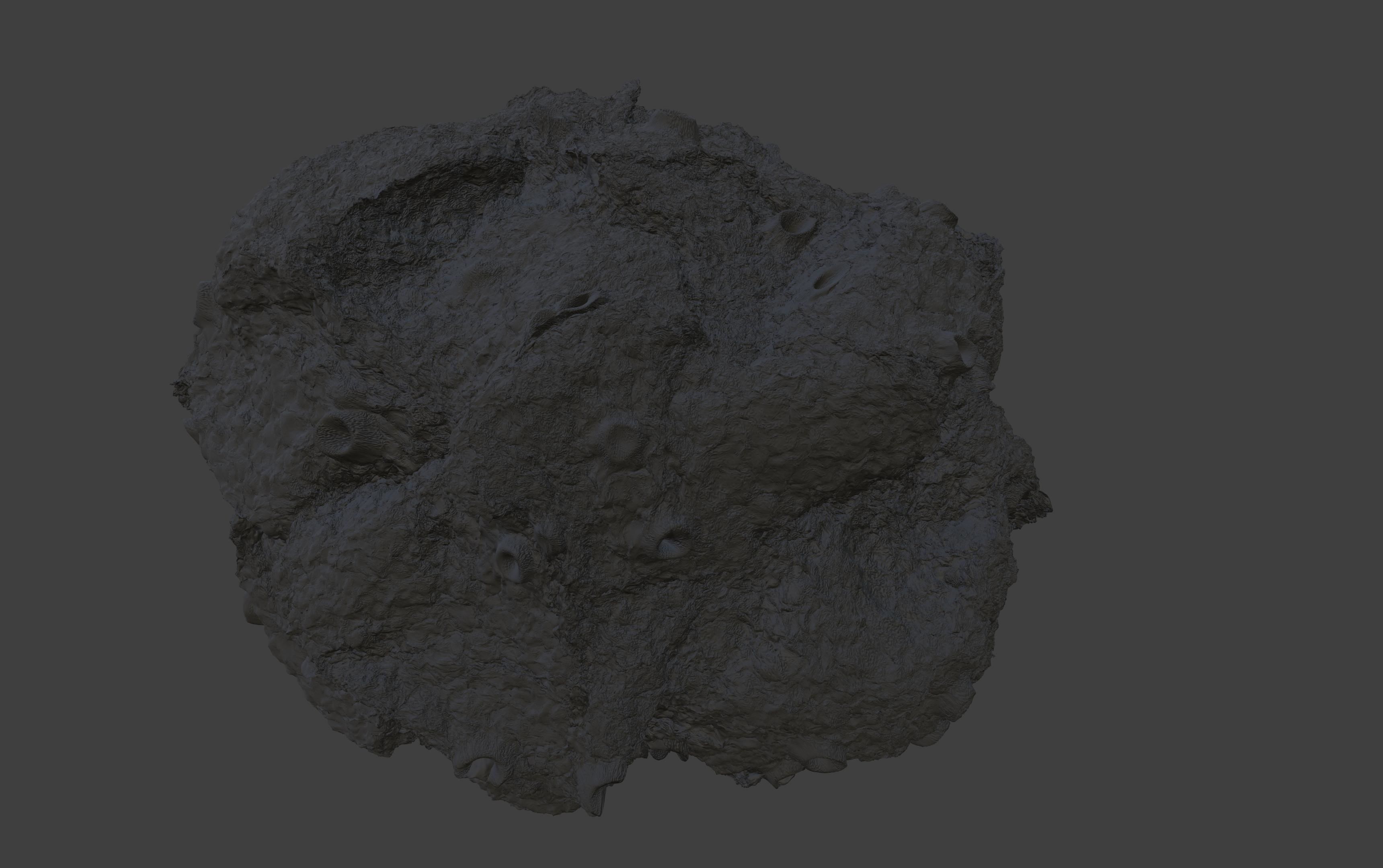 asteroid version 3 high detail 3D model_10
