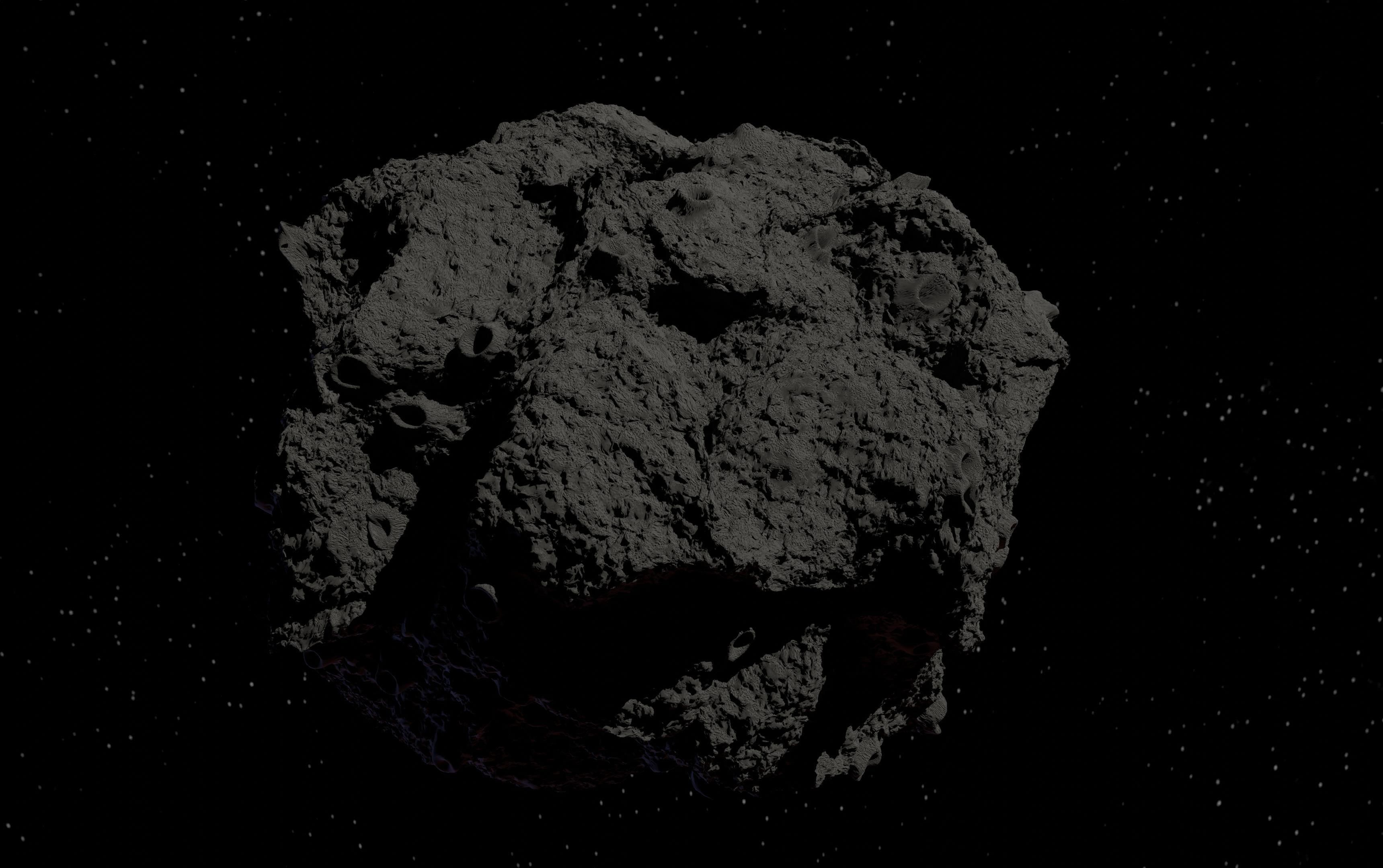 asteroid version 3 high detail 3D model_1