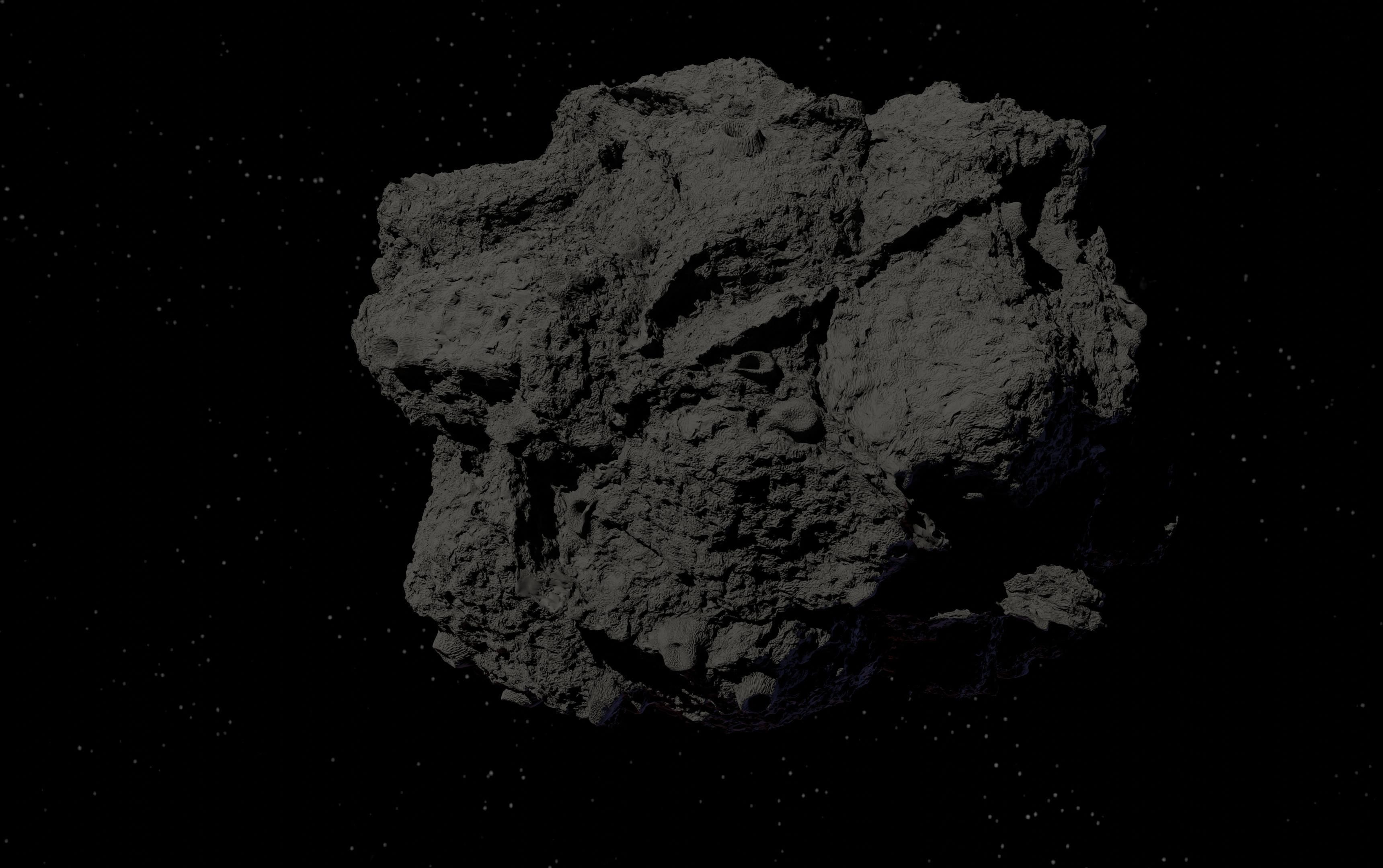asteroid version 3 high detail 3D model_17
