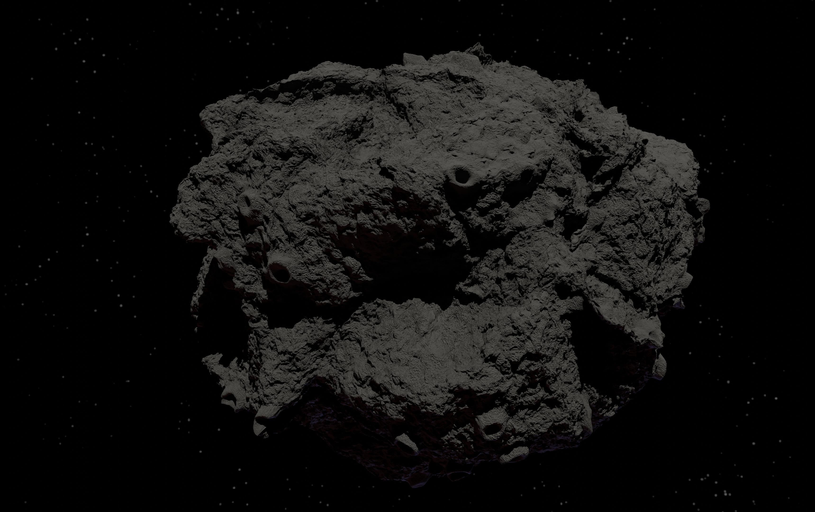 asteroid version 3 high detail 3D model_19