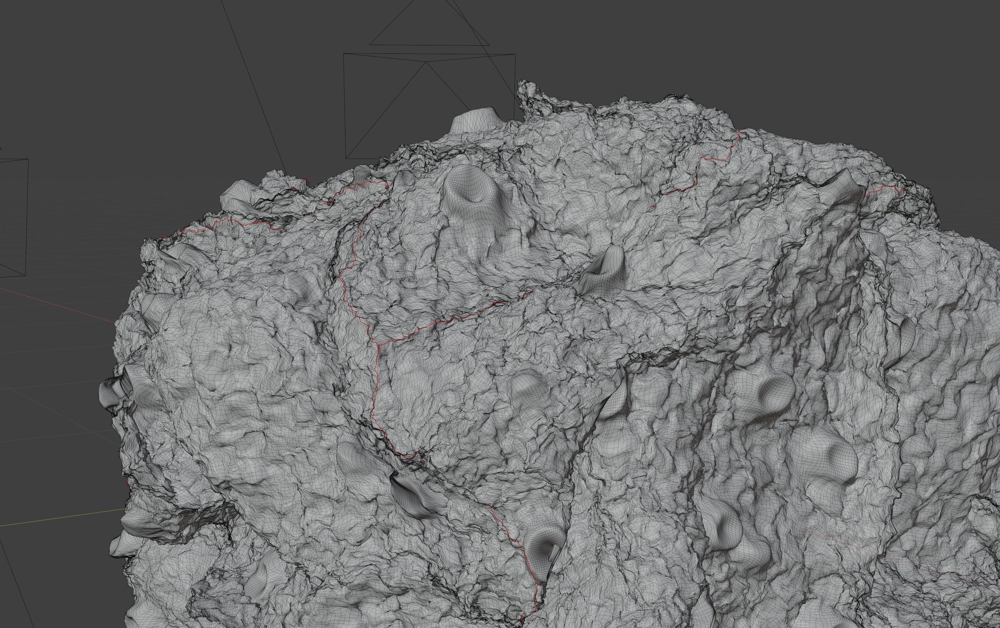 asteroid version 3 high detail 3D model_8