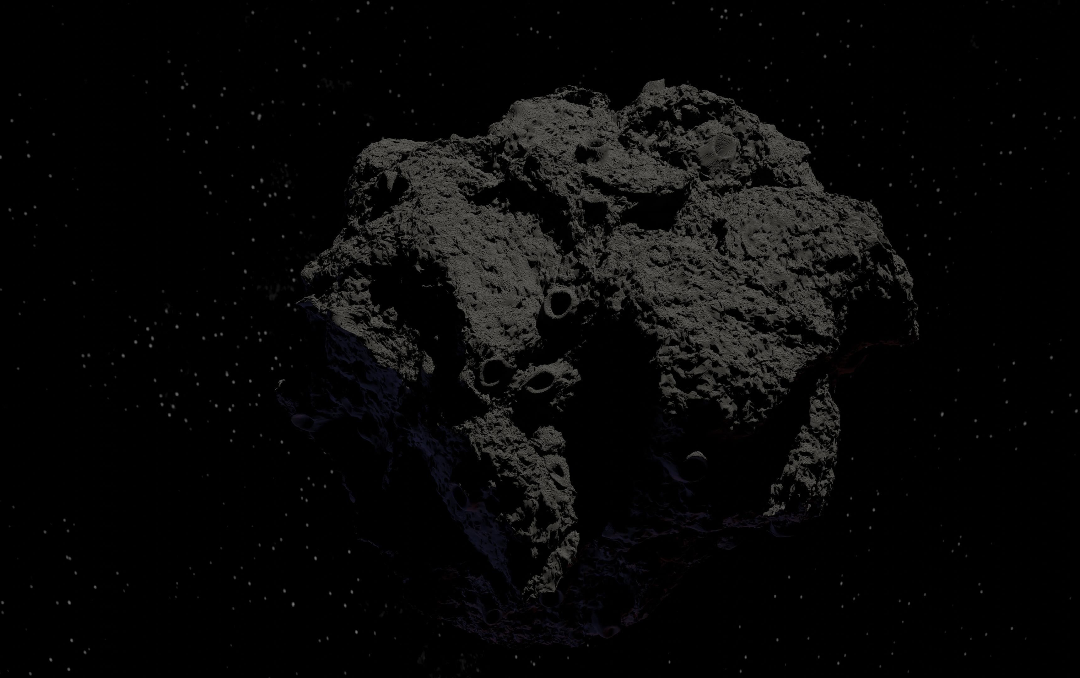 asteroid version 3 high detail 3D model_14