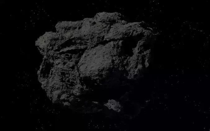 asteroid version 3 high detail 3D model