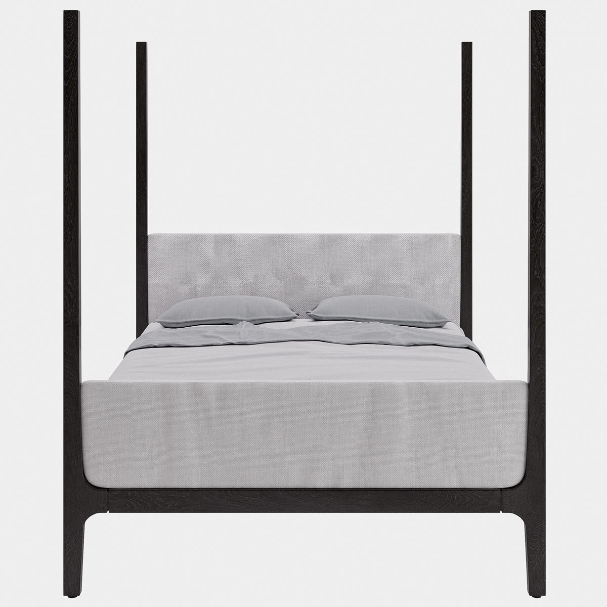 Melrose Canopy Queen Bed CB2 3D model CGTrader
