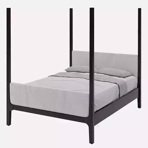 Melrose Canopy Queen Bed CB2