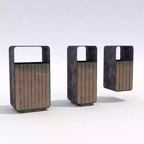 Street trash can - 4