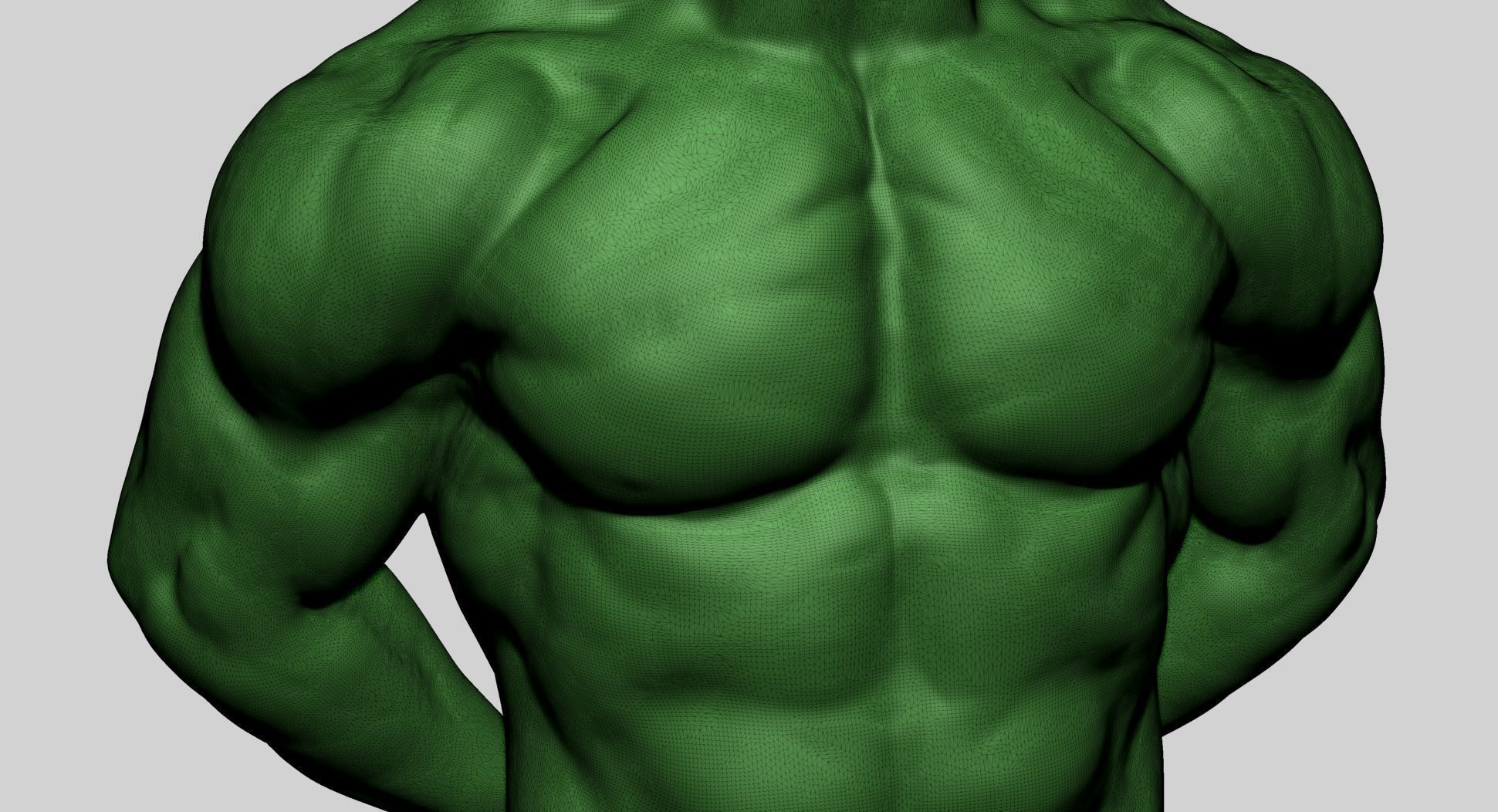 Male Torso Printable v2 3D print model_9