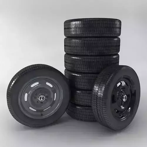 Wheel Lada 3D model