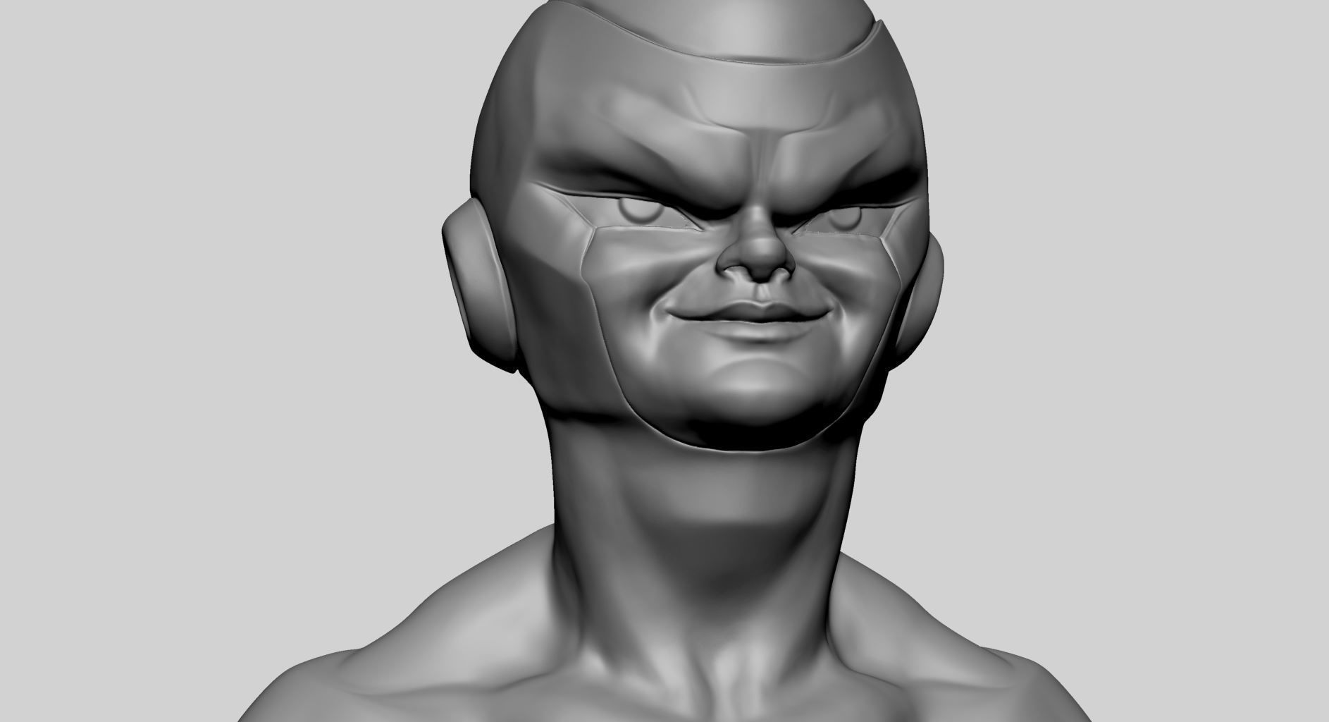 Frieza Bust Printable 3D print model_8