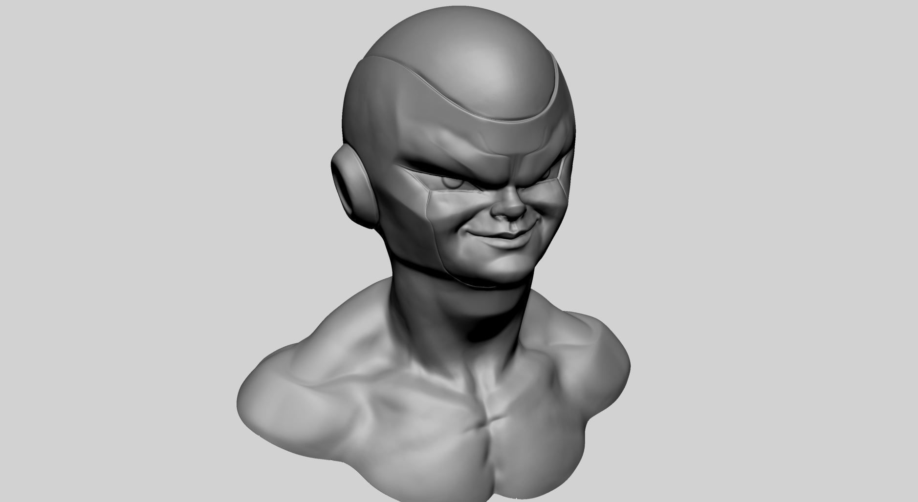 Frieza Bust Printable 3D print model_9