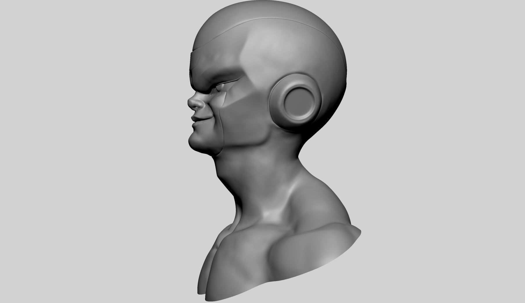 Frieza Bust Printable 3D print model_6