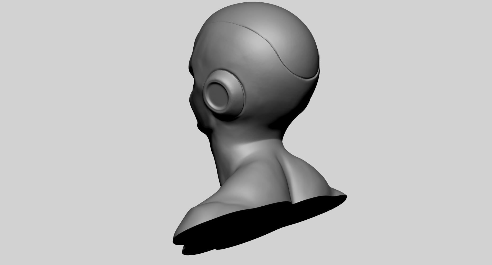 Frieza Bust Printable 3D print model_5