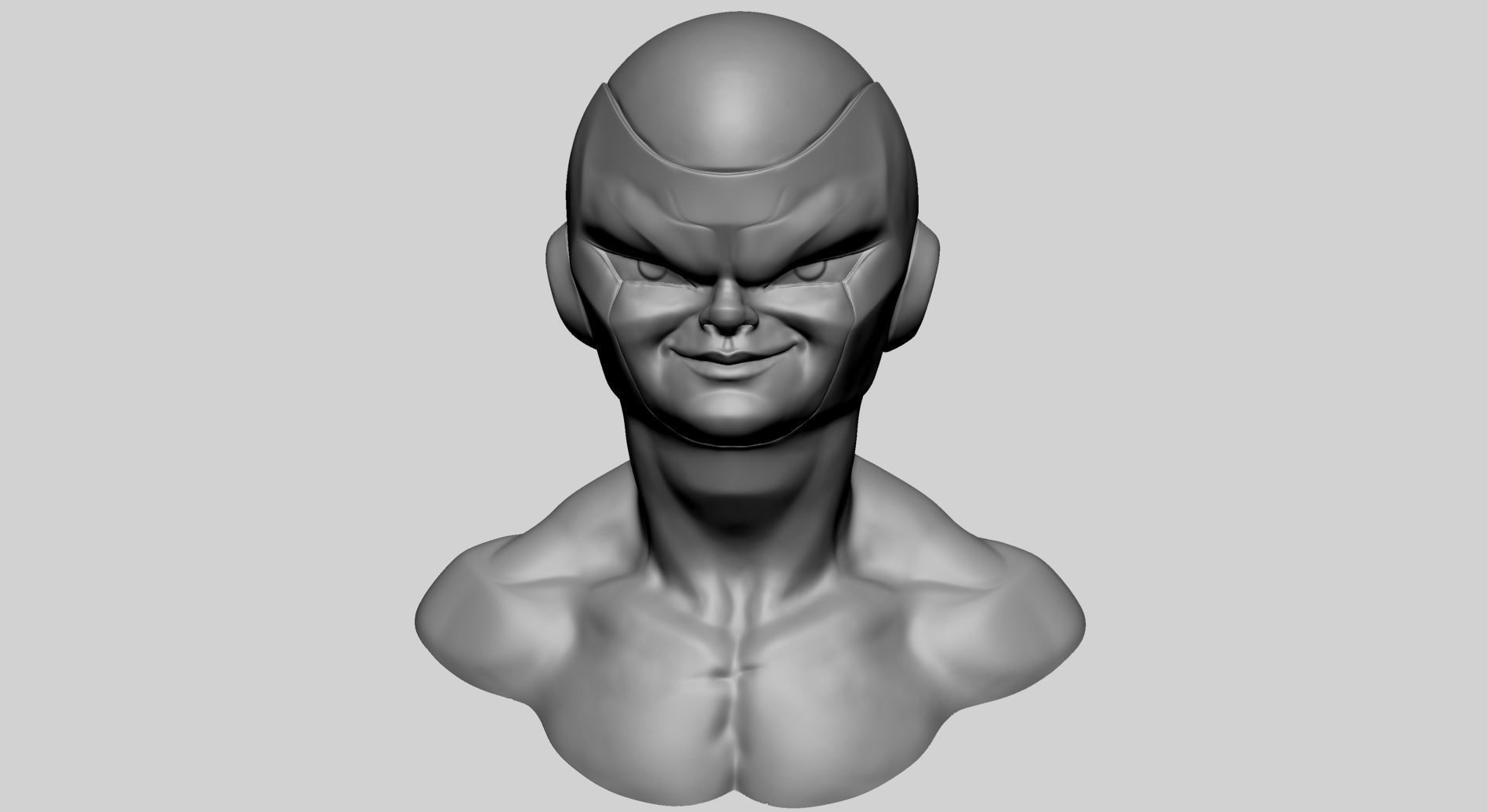 Frieza Bust Printable 3D print model_7