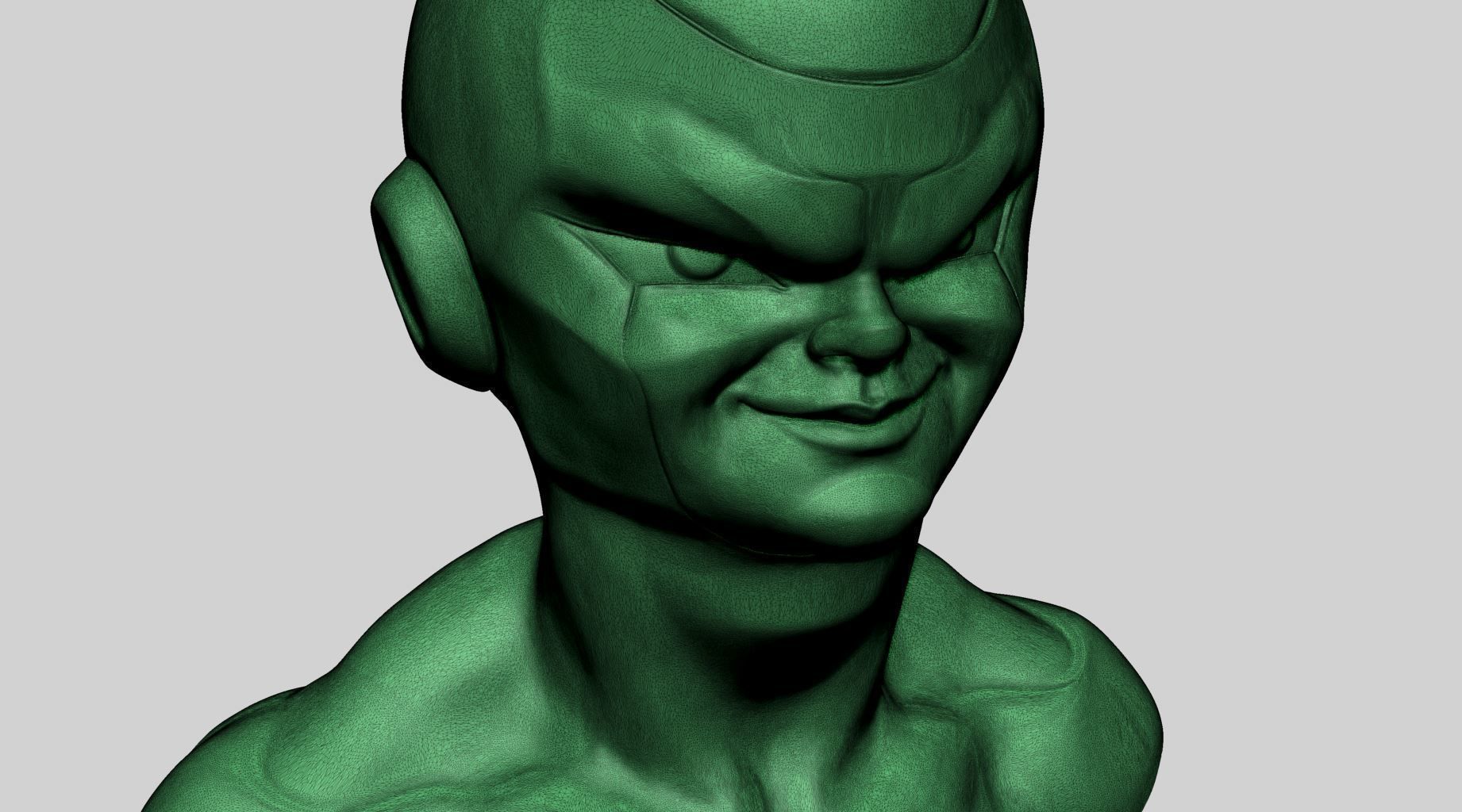 Frieza Bust Printable 3D print model_10