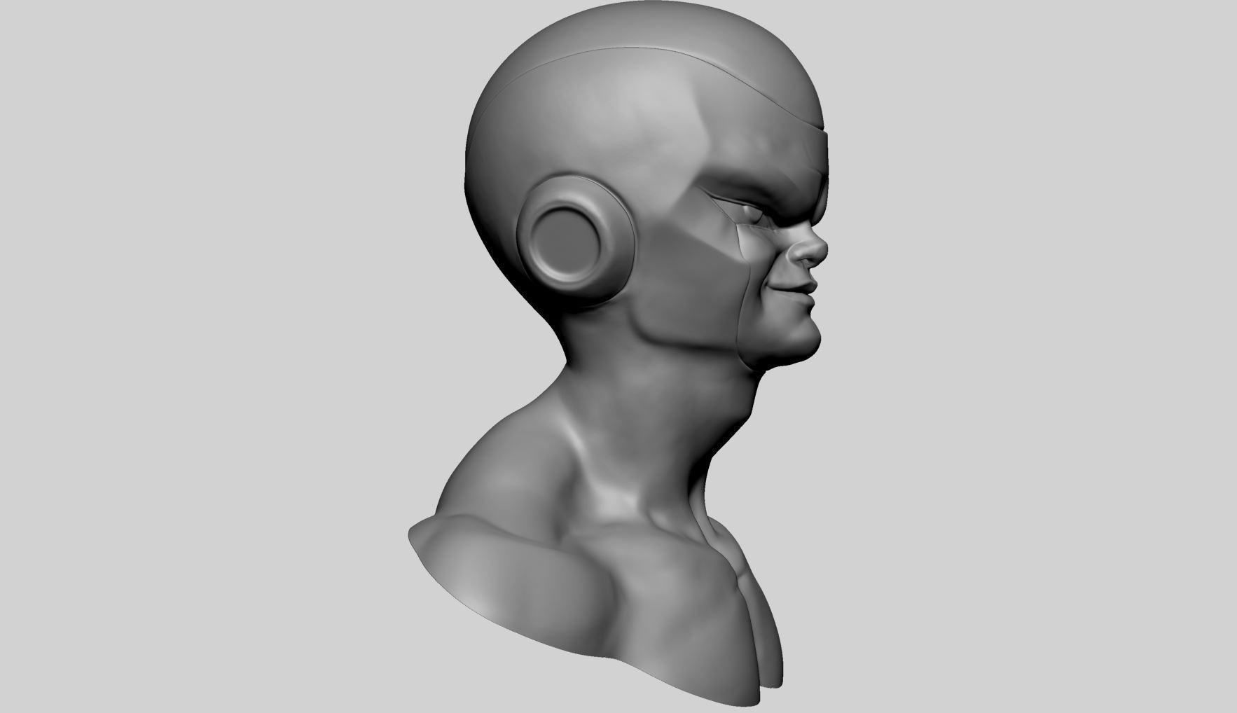 Frieza Bust Printable 3D print model_2
