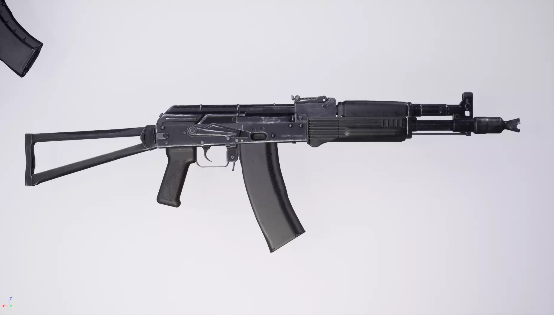AK 102 Cal 5 56x45 Low-poly 3D model