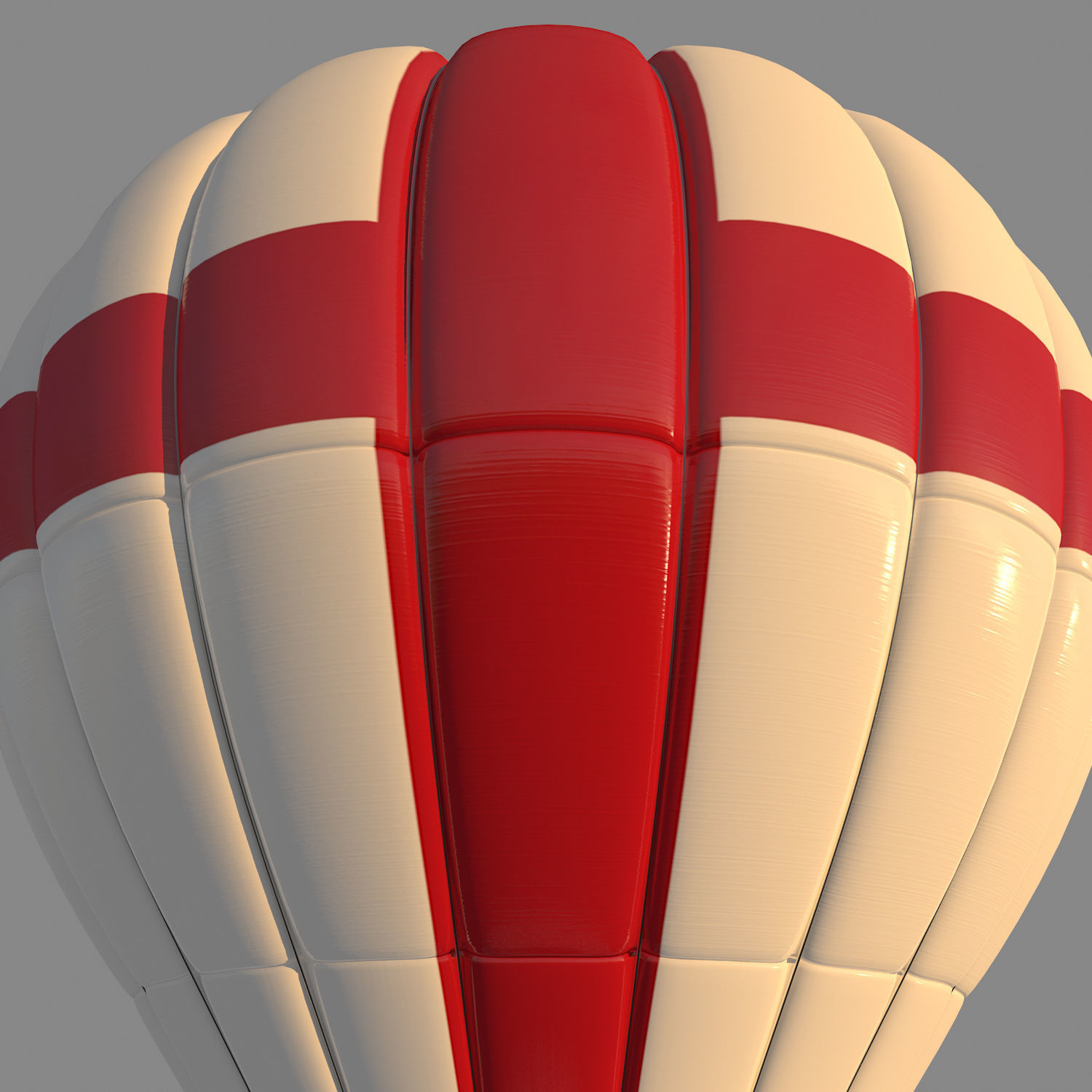 EnglandFlag-Parachute hot air balloon - hot air balloon 3D model_1