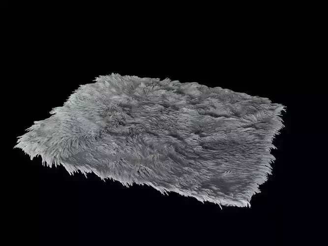 carpet Hair and fur 3D model