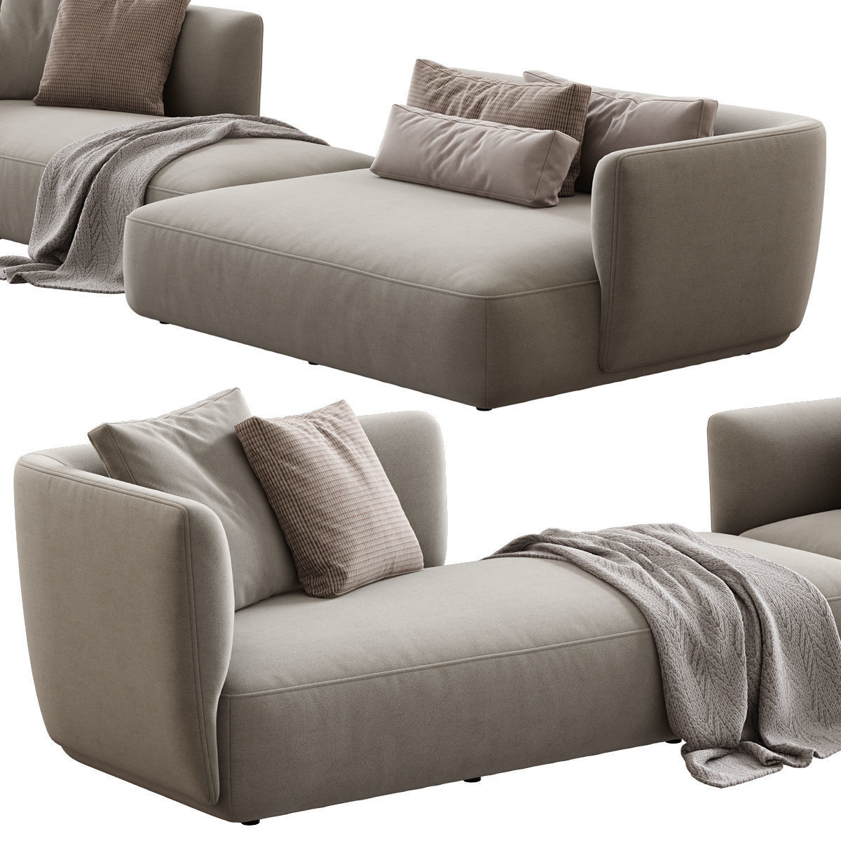 MDF Italia Cosy Composition 01 3D model_2