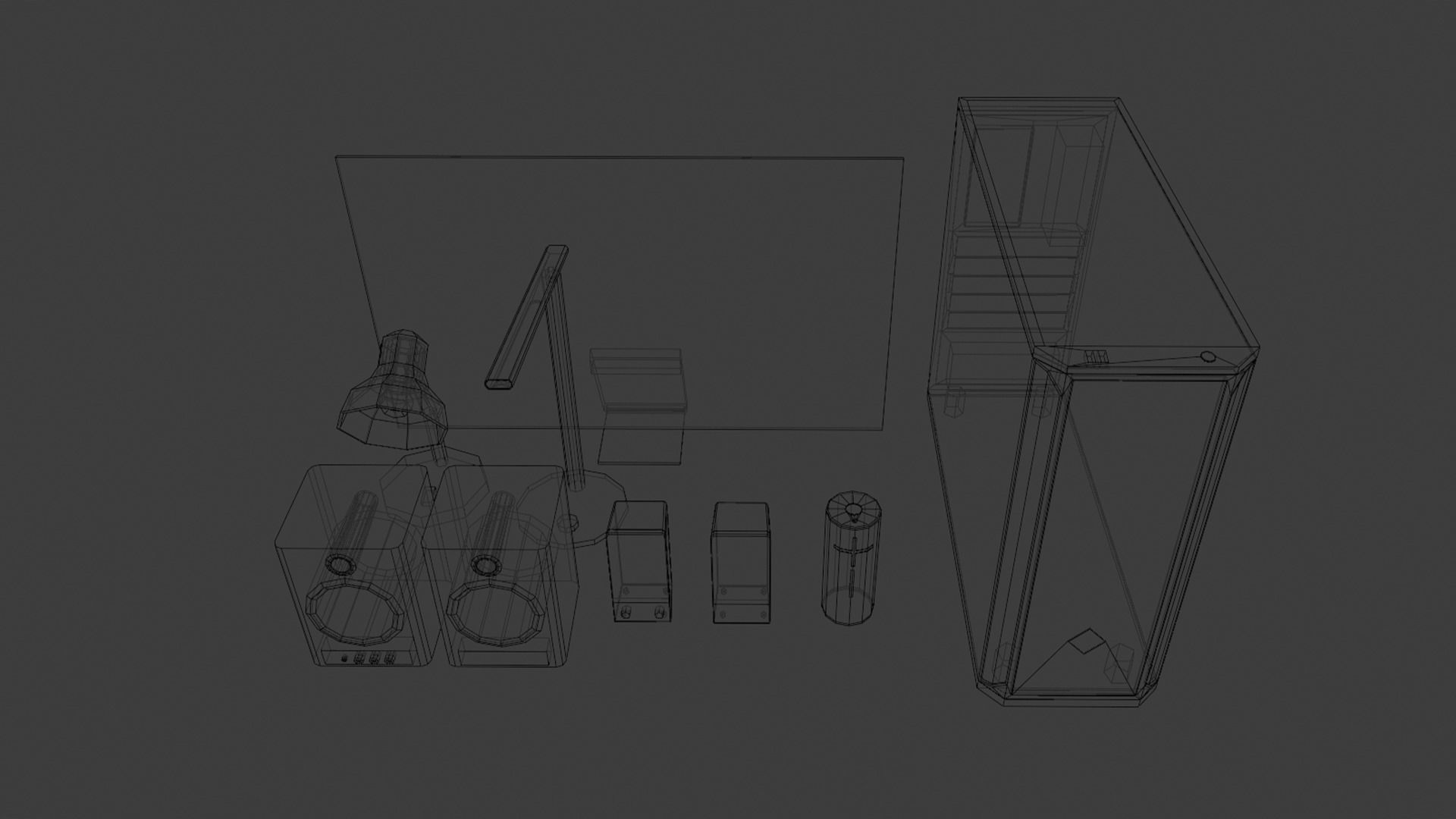 Electronics Pack Low Poly Low-poly 3D model_35