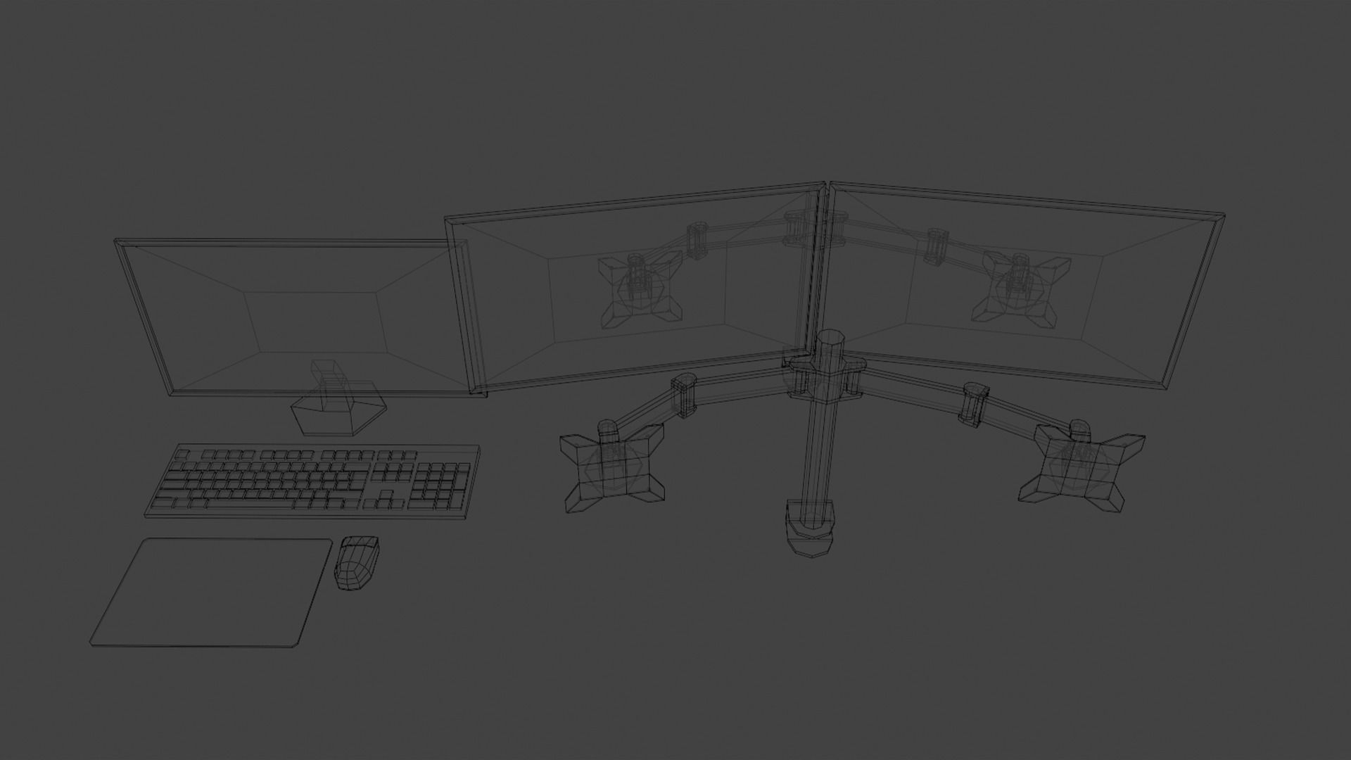 Electronics Pack Low Poly Low-poly 3D model_34