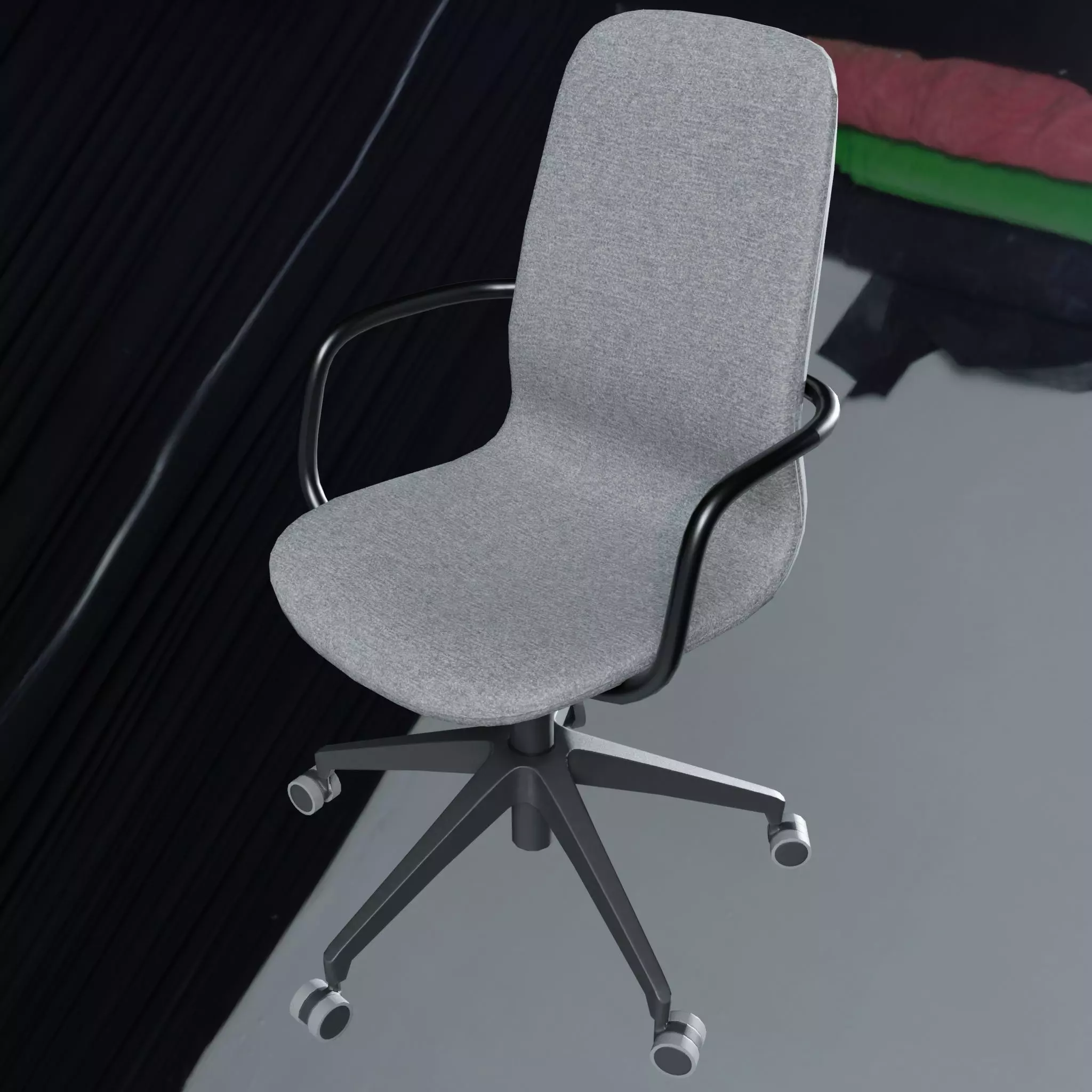Office Chair Low-poly 3D model