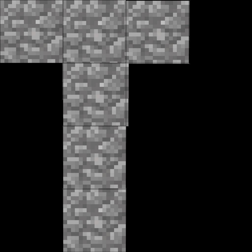 Minecraft blocks model Low-poly 3D model_3