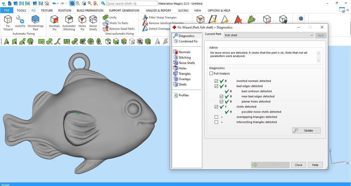 Nemo fish pendant Silver Gold  Print 3D print model_6