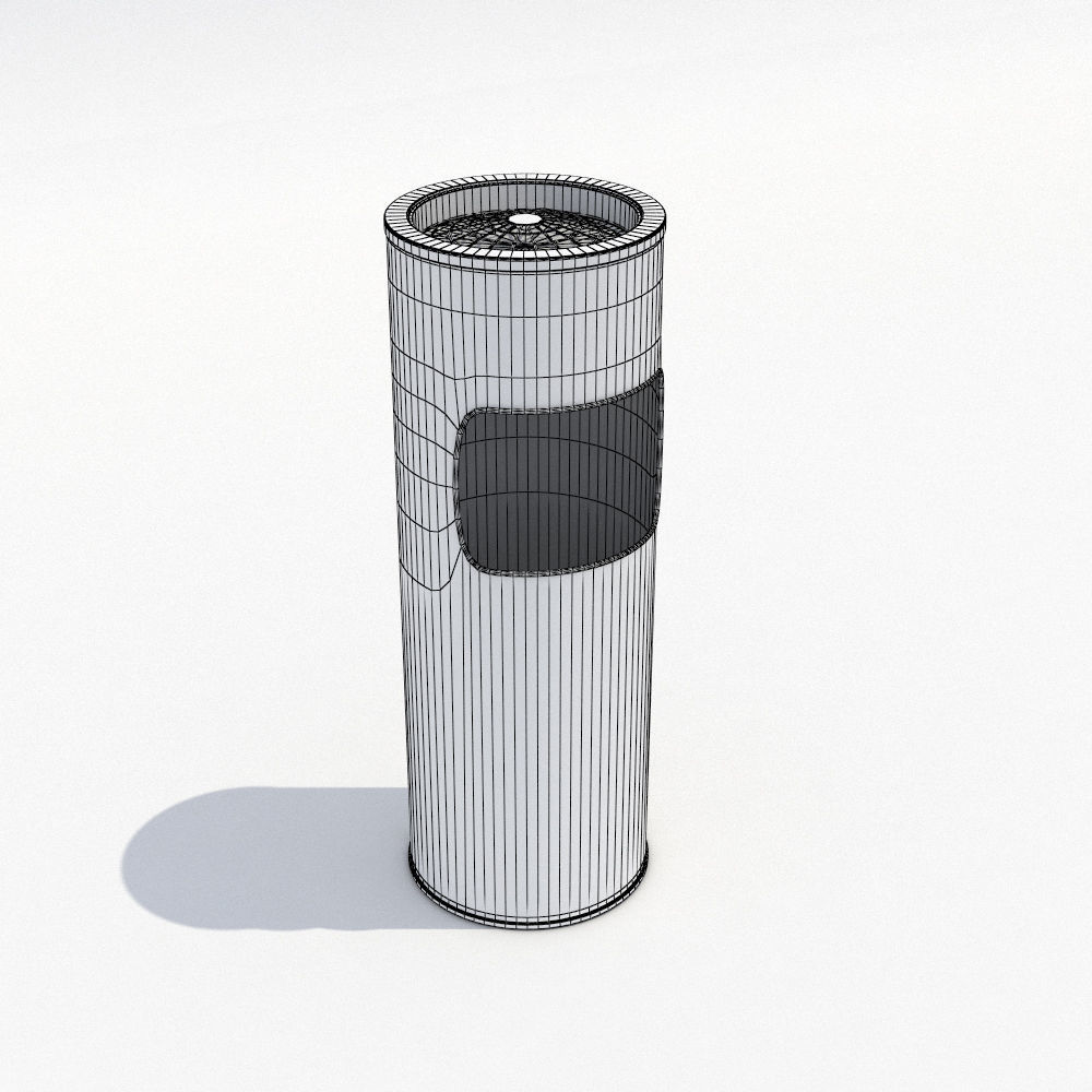 Street trash can - 11 3D model_5