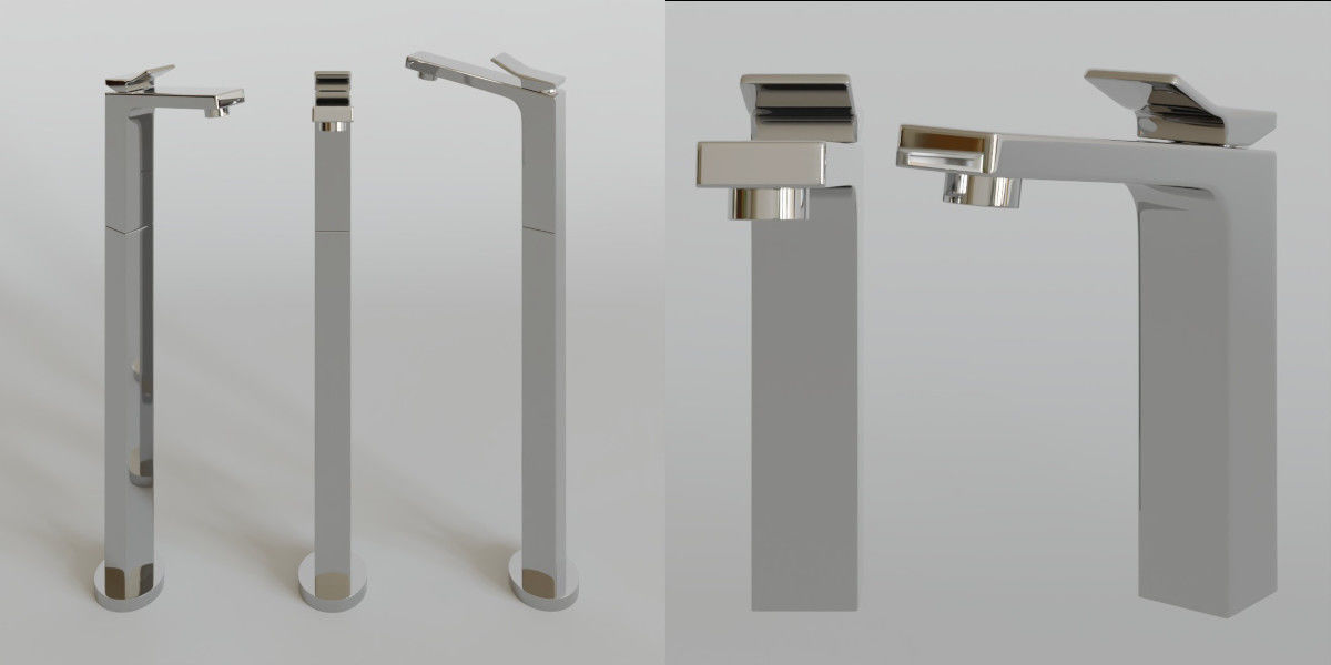 Luxcore Bathroom Assets Pack 02 3D model_11