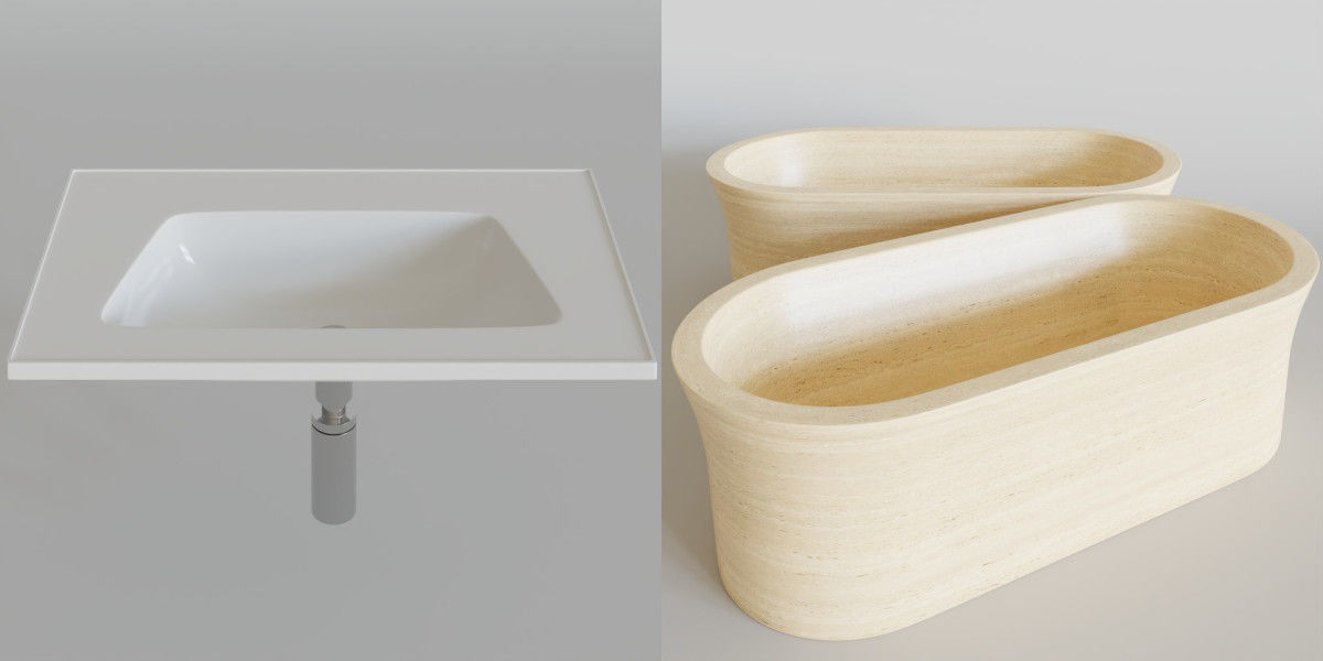 Luxcore Bathroom Assets Pack 02 3D model_9