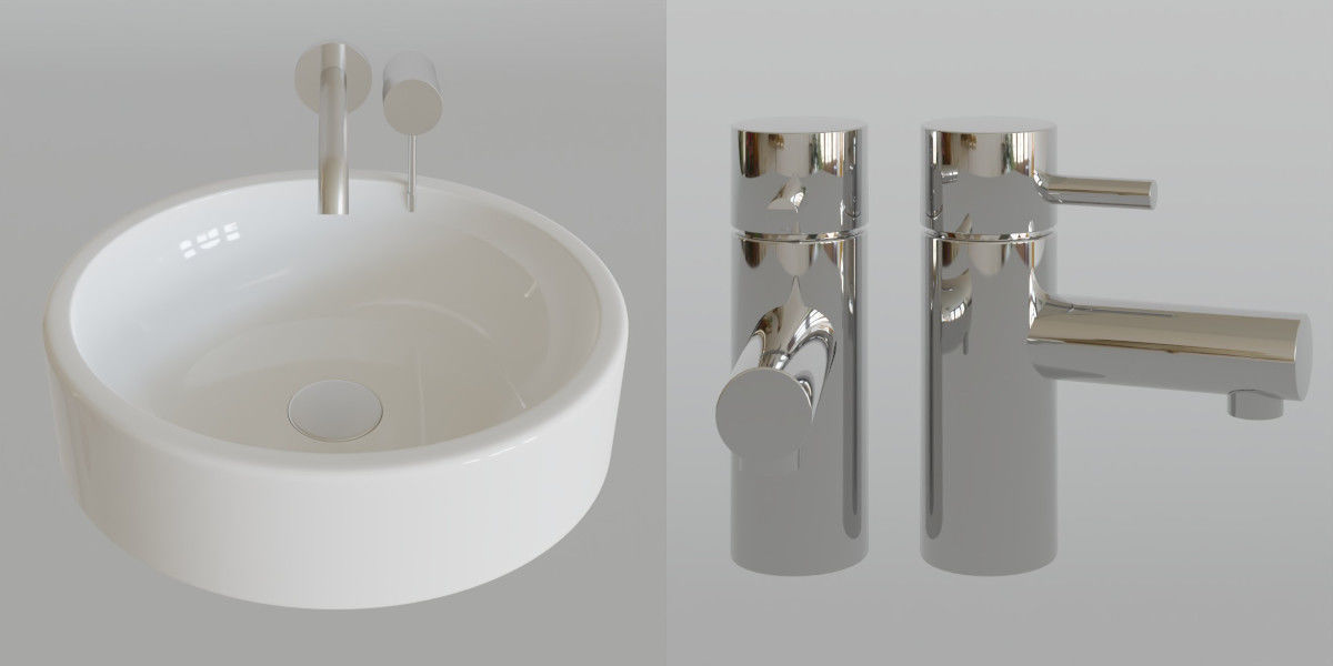 Luxcore Bathroom Assets Pack 02 3D model_23