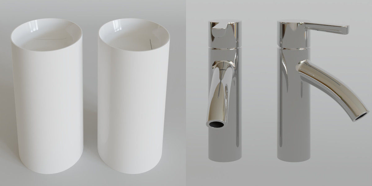 Luxcore Bathroom Assets Pack 02 3D model_17