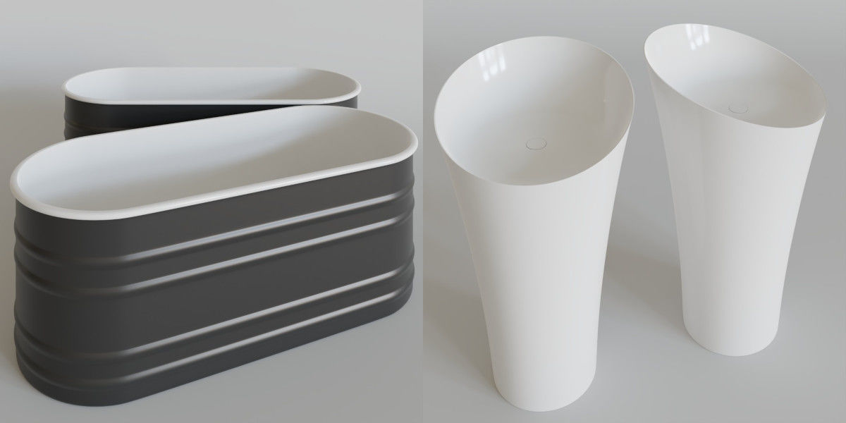 Luxcore Bathroom Assets Pack 02 3D model_4