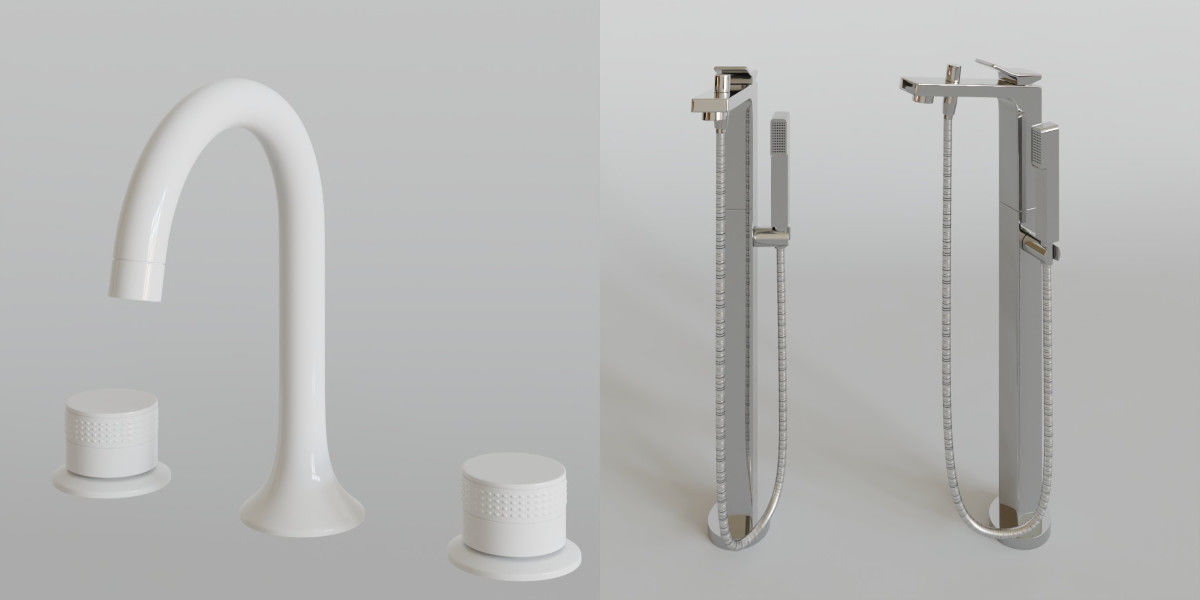 Luxcore Bathroom Assets Pack 02 3D model_10