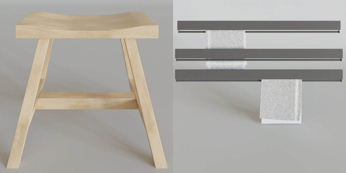 Luxcore Bathroom Assets Pack 02 3D model_5