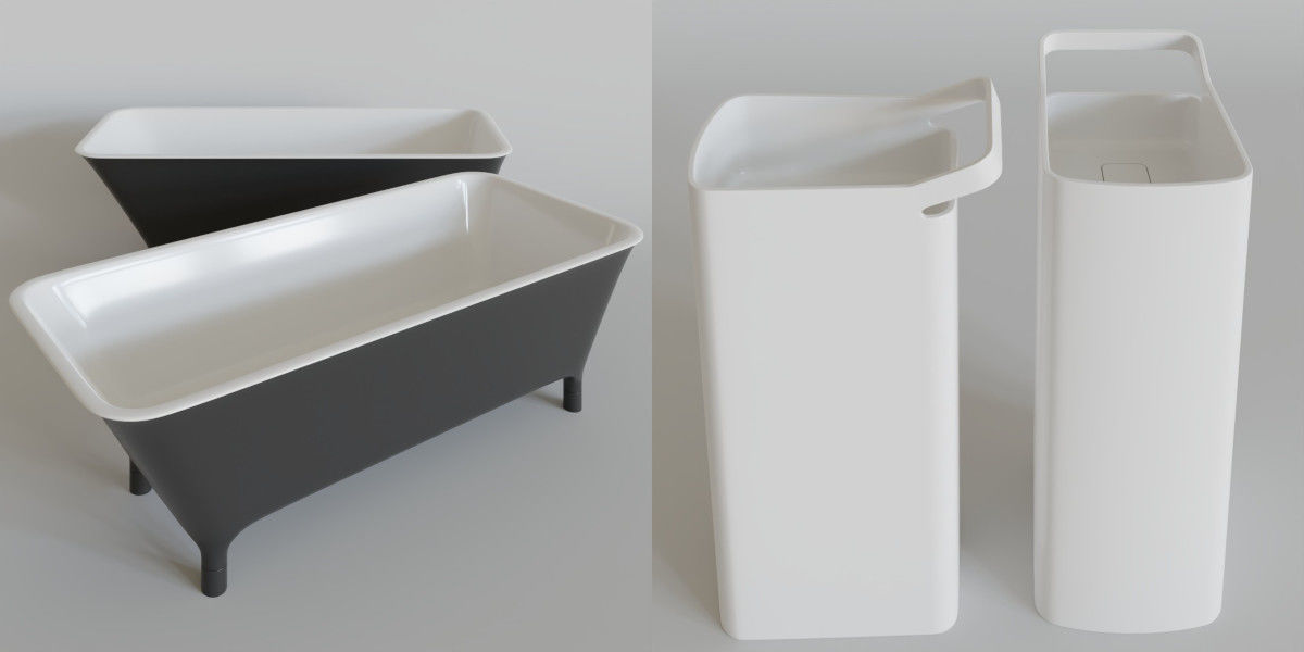Luxcore Bathroom Assets Pack 02 3D model_13